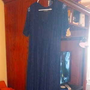 Dark blue nostalgia dress